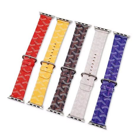 goyard iwatch bands|designer leather apple watch bands.